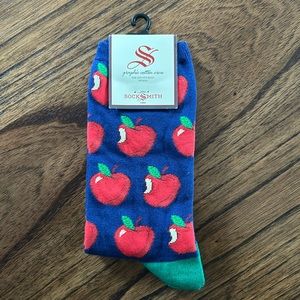 Women’s Apple Socks by Sock Smith NWT